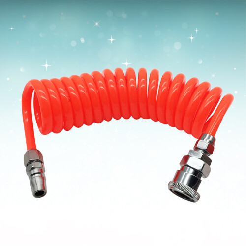 9M Tuyau Rétractable Rouge Pour Compresseur D'air Flexible 2