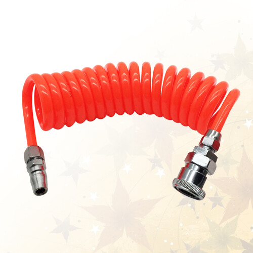 9M Tuyau Rétractable Rouge Pour Compresseur D'air Flexible 1