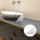 Tub Corner Transparent 1 Paar 8,7x7,5x0,2 Zoll 11
