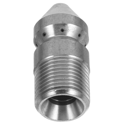 2Pcs 3/8 Male Thread Stainless Steel Sewer Nozzle For Pressure Washer 2