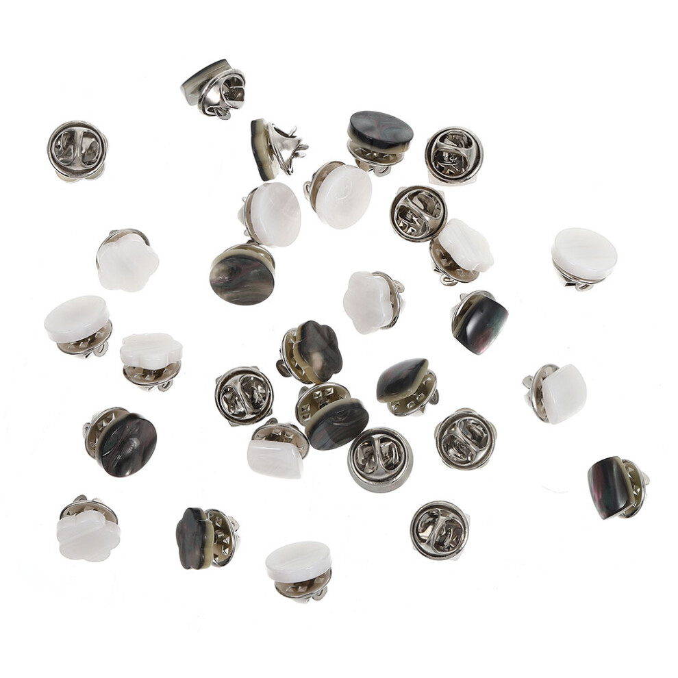 180 Pcs Women Shirt Brooch Buttons Faux Shell Pins-image-OPC-PKZXWTF-NEW