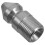 2Pcs 3/8 Male Thread Stainless Steel Sewer Nozzle For Pressure Washer 2