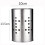 3Pcs 13.5Cm Stainless Steel Chopstick Holder Cylinder 1