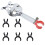 4 Sets Trumpet Marching Clamp-On Lyre Music Sheet Clip Stand 2