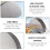 2Pcs Vertical Semicircle Tissue Dispenser Stainless Steel Napkin Holder 11