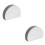 2Pcs Vertical Semicircle Tissue Dispenser Stainless Steel Napkin Holder 6