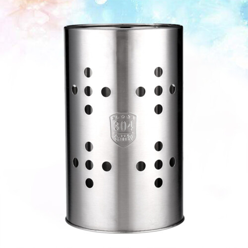 3Pcs 13.5Cm Stainless Steel Chopstick Holder Cylinder 1