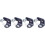 Four Sets Adjustable Shower Head Bracket No Nails For Bathroom 4