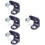 Four Sets Adjustable Shower Head Bracket No Nails For Bathroom 7