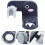 Four Sets Adjustable Shower Head Bracket No Nails For Bathroom 10