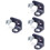 Four Sets Adjustable Shower Head Bracket No Nails For Bathroom 6