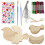 5 Sets Wood Wind Chime Making Material Colorful Tubes Diy 3