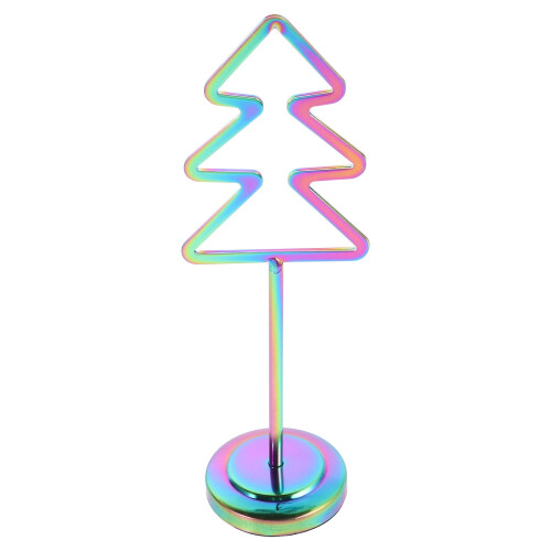 4Pcs Stainless Steel Christmas Tree Card Holder Display Stand 1