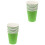 200 Pcs Colorful Disposable Paper Cups Thickened For Kids Grass Green 3