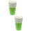 200 Pcs Colorful Disposable Paper Cups Thickened For Kids Grass Green 7