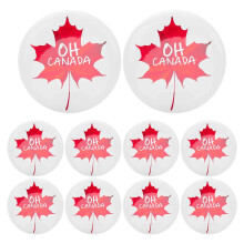 20St Metalen Canada Blad Pins Retro Stijl En Rugzak