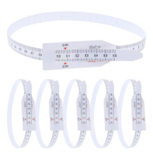 36 Pcs Infant Head Arm Circumference Measuring Tape Plastic 56cm White