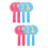 8 Pcs Thumb Up Down Paddles Reusable Voting Board for Classroom 7