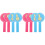 8 Pcs Thumb Up Down Paddles Reusable Voting Board for Classroom 2