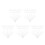 50 Pcs Plastic Fan Frames Foldable Handheld Ribs For Diy Crafts 9
