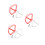 3 Sets Leg Tripod Protection Ring Propellers Camera Lens Cover 4