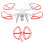 3 Sets Leg Tripod Protection Ring Propellers Camera Lens Cover 11