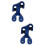 2Pcs Aluminum Compound Bow Cable Slide Bar String Splitter Roller 7