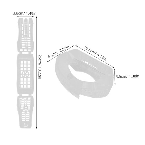 10 Stuks Transparante Plastic Voor Vissen 1