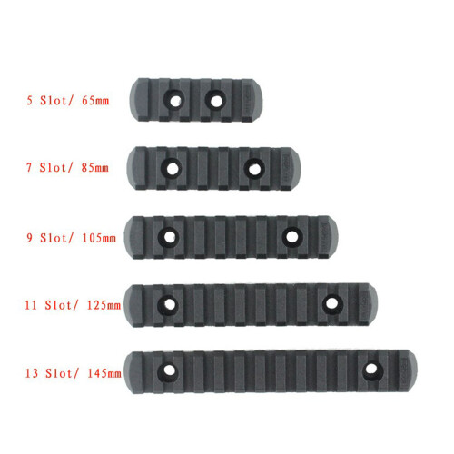Nylon Picatinny Rail Section Accessory Set 1