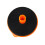 6cm Rubber Cymbal Stand Support Drum Set Accessory in Orange 11