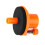 6cm Rubber Cymbal Stand Support Drum Set Accessory in Orange 16