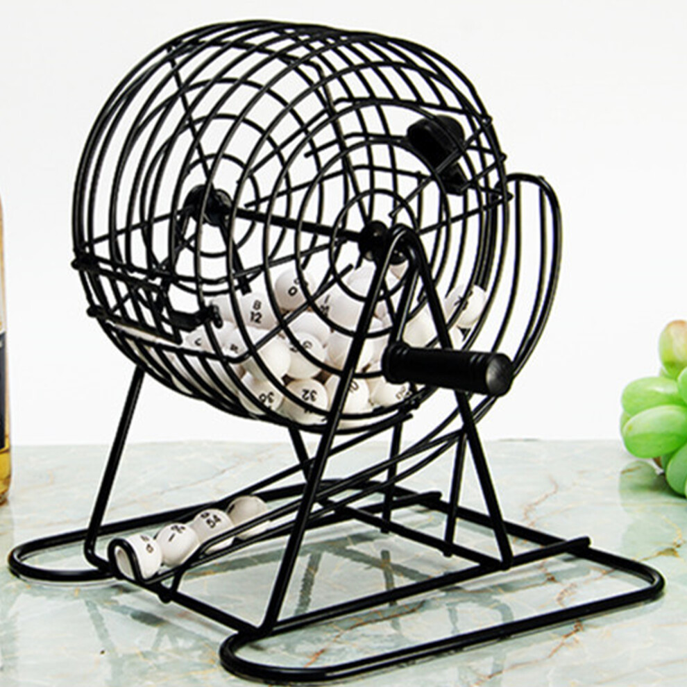 Metal Rolling Cage Game Machine with 75 Balls for KTV & Party
