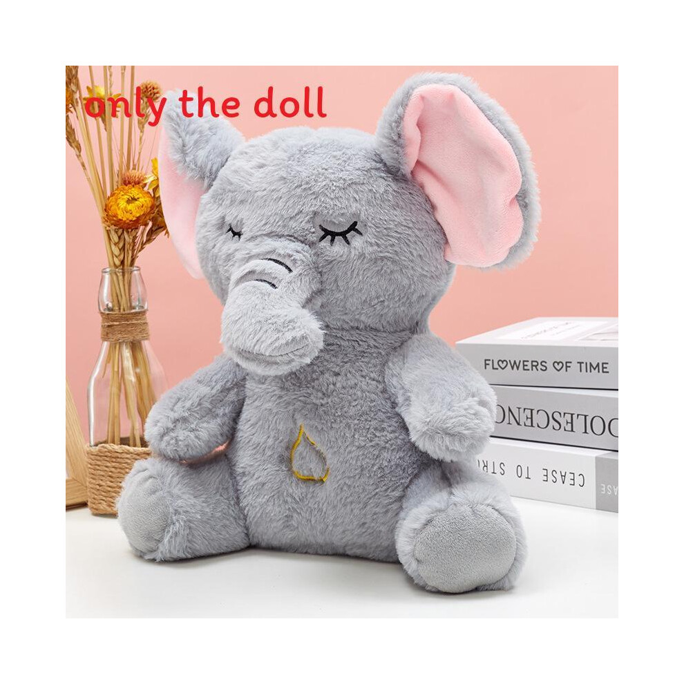 (Elephant) And Elephant Rabbit Plush Doll With Luminous Breathing Design For Kids Gift