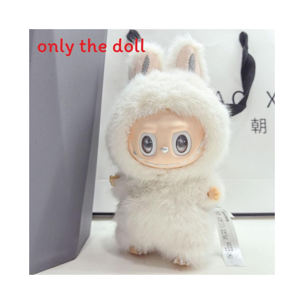 (White) Zimomo Pvc Plush Animal Doll With Pp Cotton Filling For Collectors And Kids White
