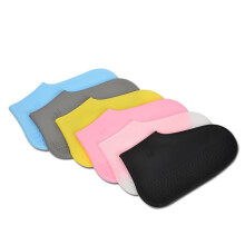 3 pairs silicone shoe covers, thick waterproof anti-slip, size m