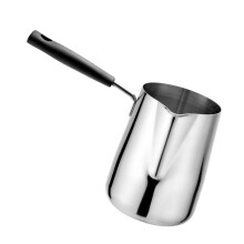 1Pièces Pot À Mousse Lait En Acier Inoxydable 304 Résistant Argent