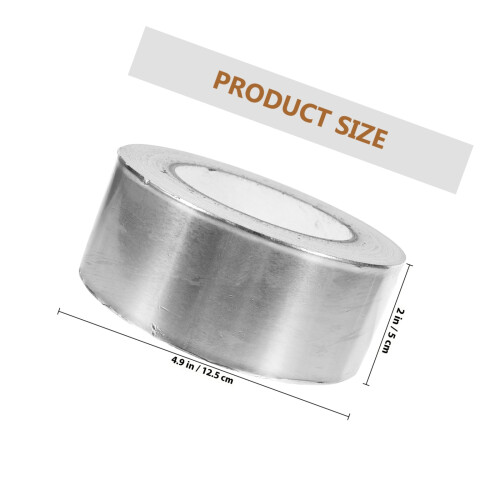 1Rouleau Ruban Aluminium Adhésif Large Argent Pour Isolation 1