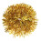 1Paire Pompons De Cheerleader Dorés En 8
