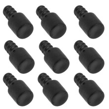 Raindrops 10 Toilettenbürstenzubehör Indoor Ergonomisch Schwarz
