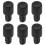 Raindrops 10 Toilettenbürstenzubehör Indoor Ergonomisch Schwarz 5