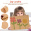 Brown Cardstock Papier Beige 50 8