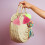 2Pièces Pompons Rose Tissés À Main Pour Décor Pur Élégant 8