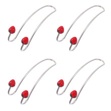 4 Pcs Strawberry Hook Headrest Purse Hooks Car Back Seat