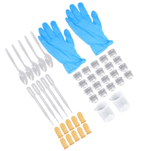 88 Pcs Diy Crystal Epoxy Tool Kit With Plastic Cups And Measuring Tools 1