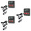 3Pcs Digital Thermometer Hygrometer For Reptile Pet Egg Hatching Black 7