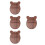 4Pcs 8 Key Solid Wood Bottom Plate Replacement For Kalimba Thumb Piano 10