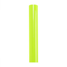 3Pcs Pu Gloss Heat Transfer Vinyl Roll Fluorescent Green