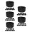 60 Pcs Black Elastic Adjustable Mourning Armbands For Soccer Captains 9