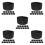 60 Pcs Black Elastic Adjustable Mourning Armbands For Soccer Captains 7