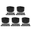60 Pcs Black Elastic Adjustable Mourning Armbands For Soccer Captains 10